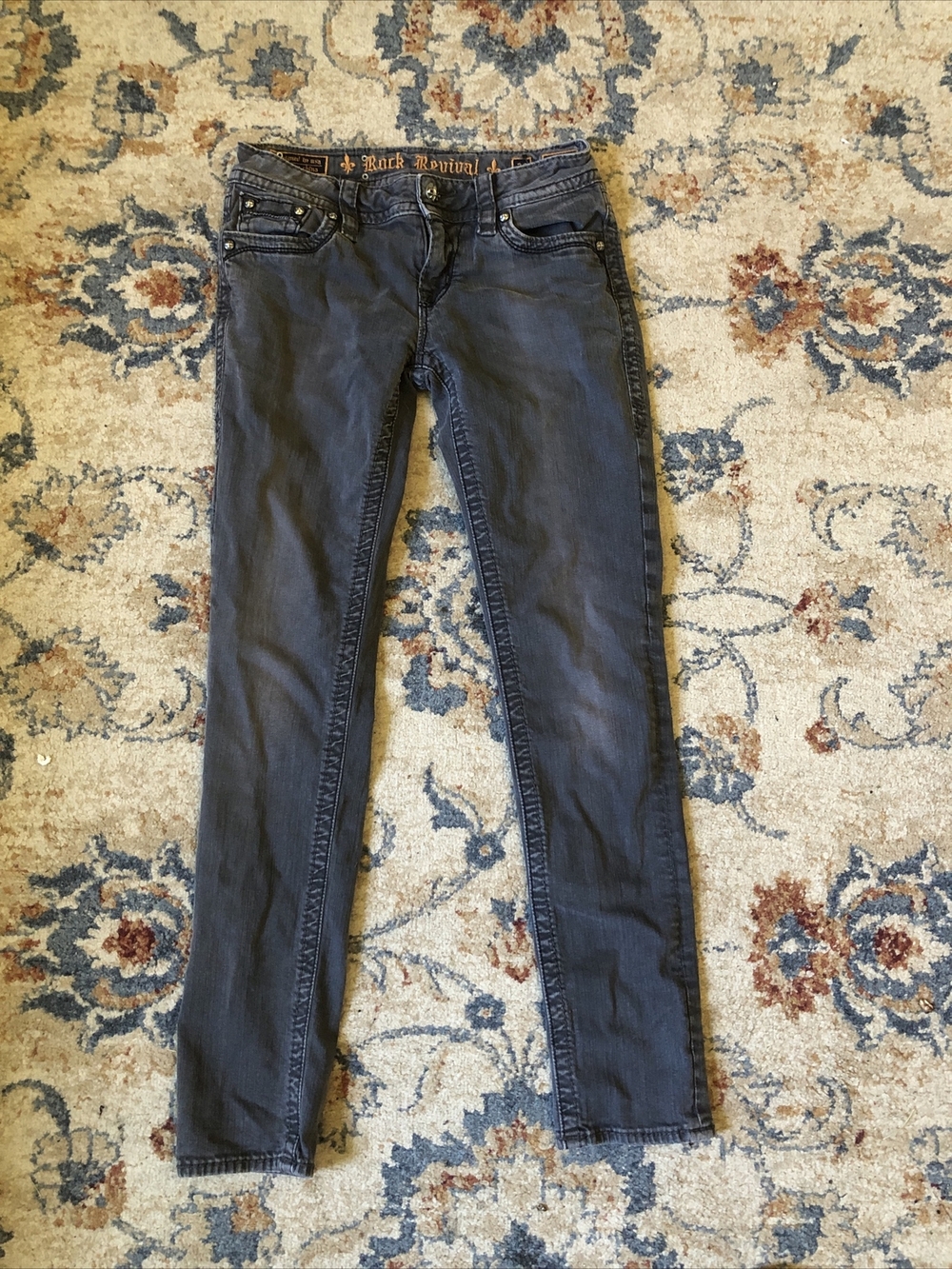 Rock Revival Women's Gray Jeans Size 29 Celine Skinny